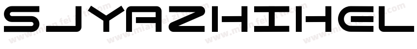 sjyazhihel regular字体转换